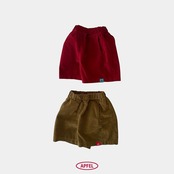 【取寄】APFEL|コーデュロイショートパンツ|秋服|韓国子供服|26/AT