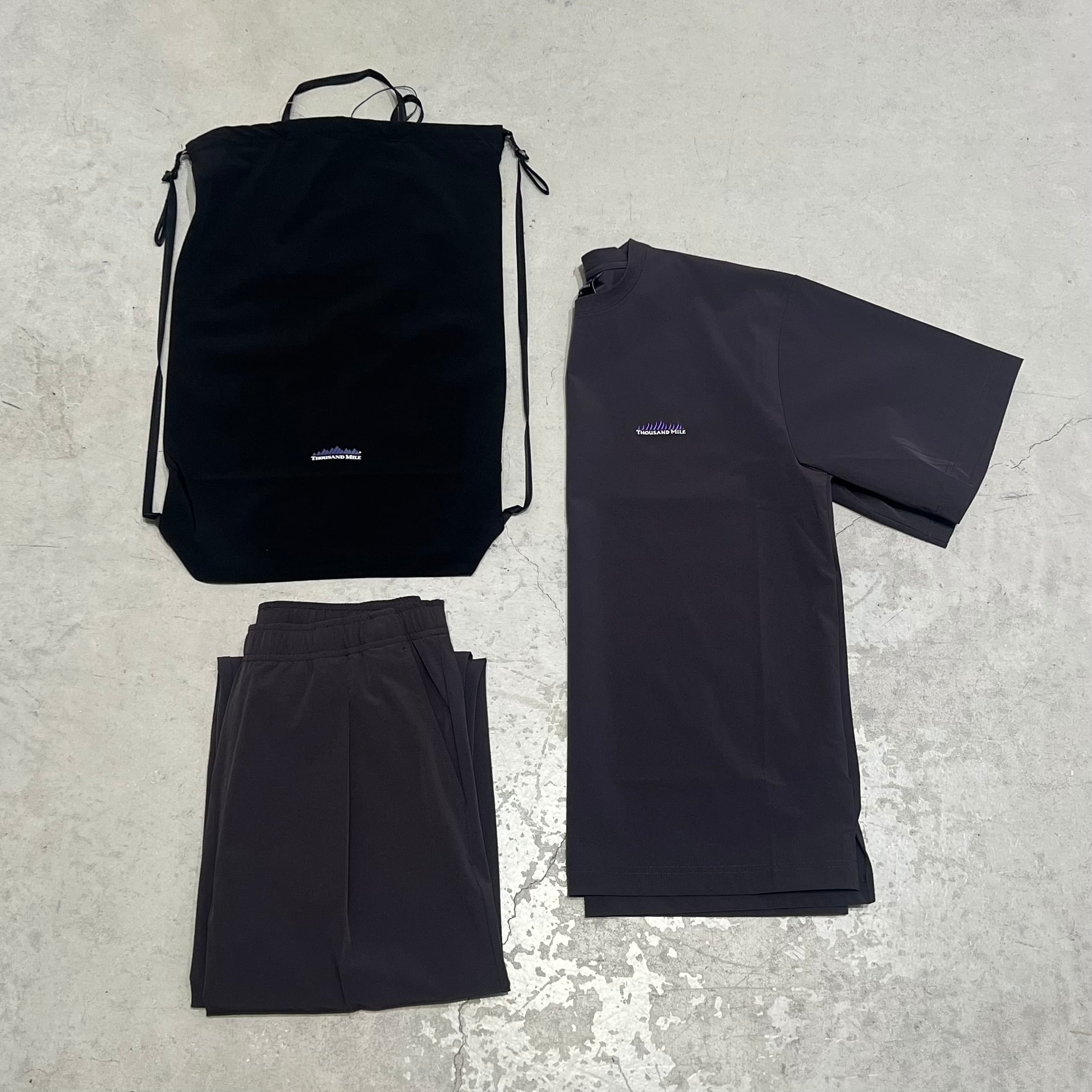 THOUSAND MILE (ｻｳｻﾞﾝﾄﾞﾏｲﾙ) - SHORT SLEEVE T-SHIRT & LONG PANTS SET