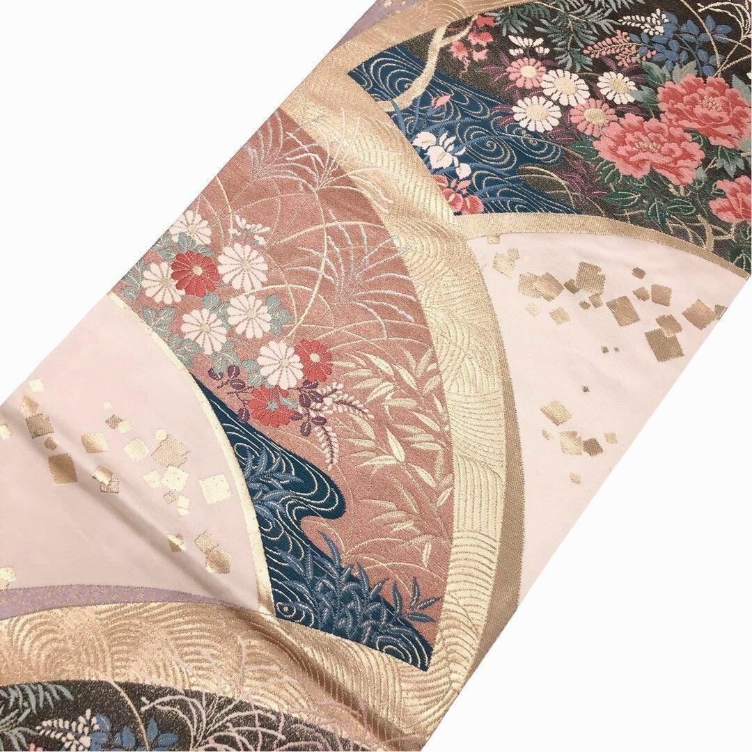 着物 菊模様 金糸使用