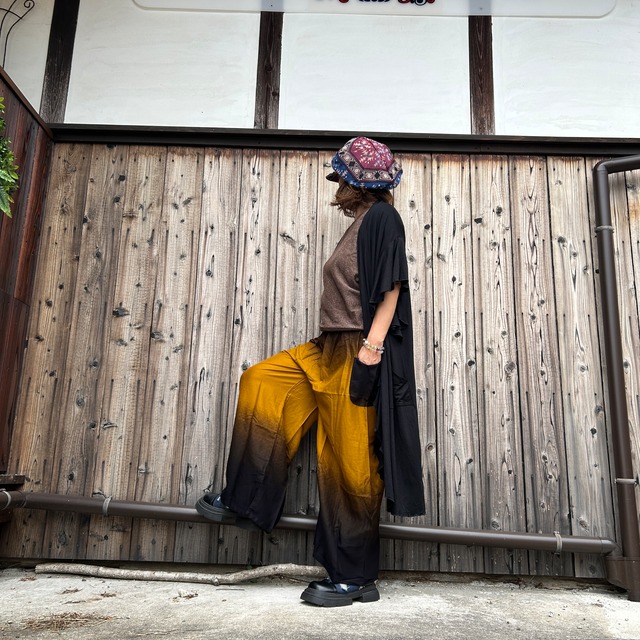 グラデーションポケットパンツ