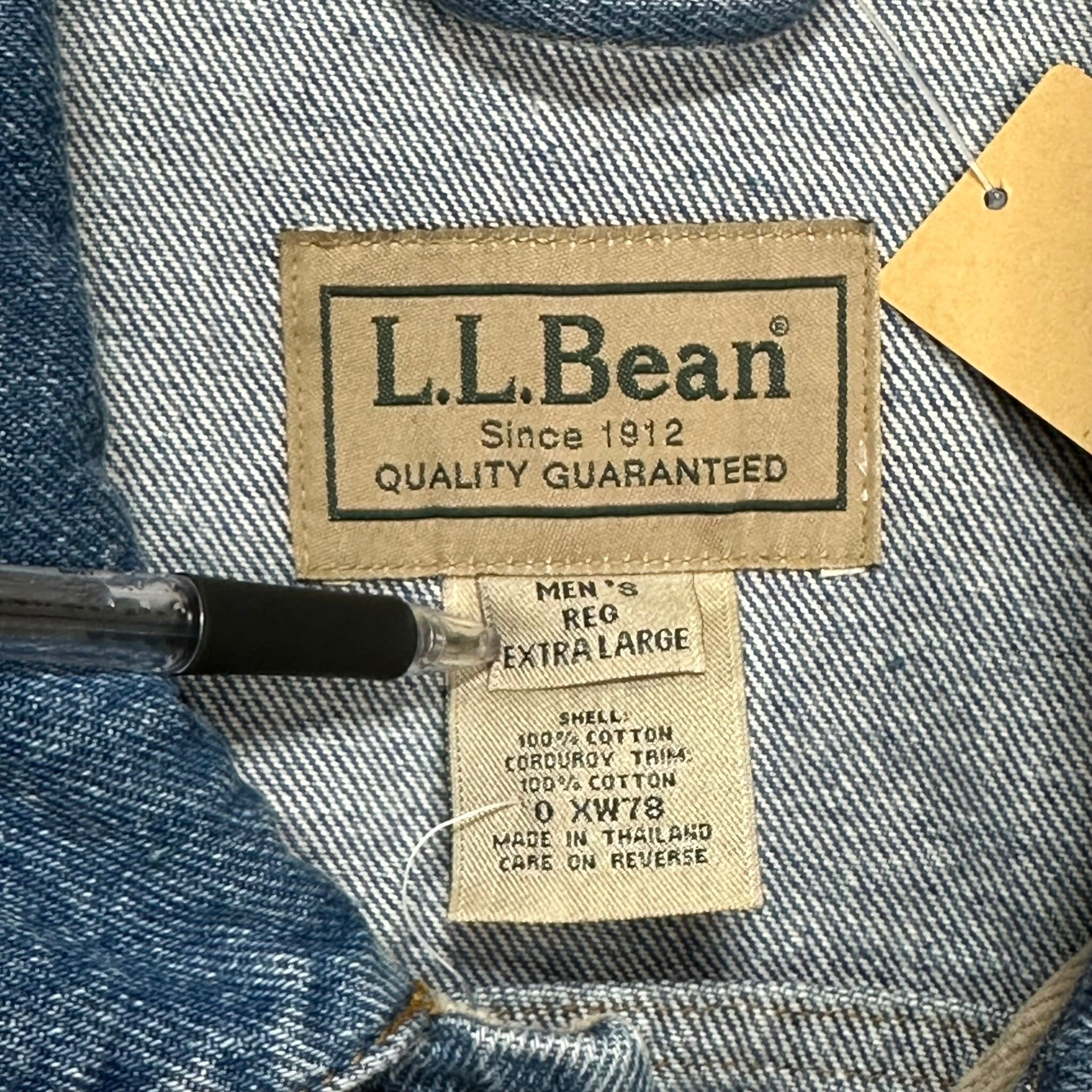 L.L.Bean デニムジャケット XL | 古着屋OLDGREEN