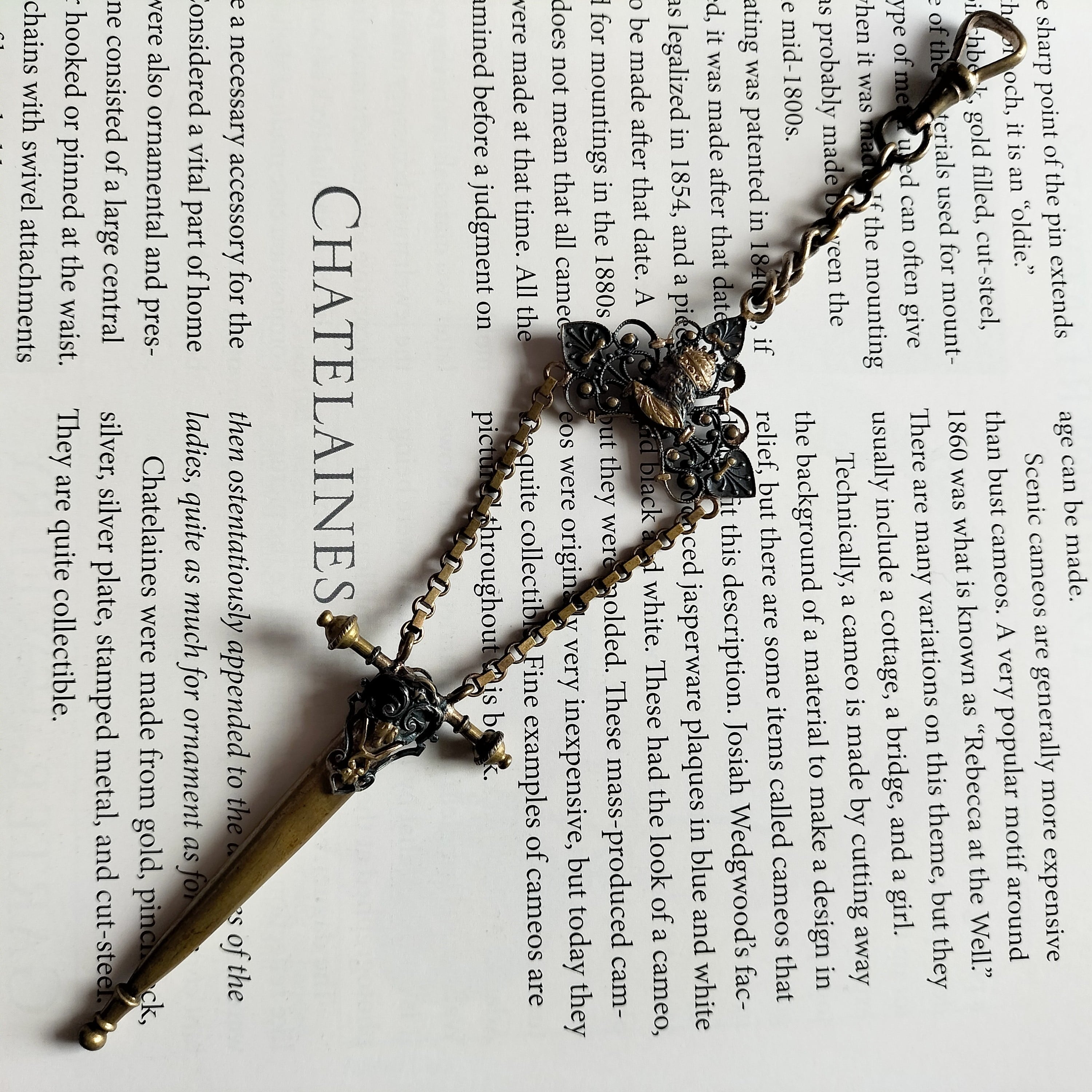 Antique Chatelaine - Scissors Holder