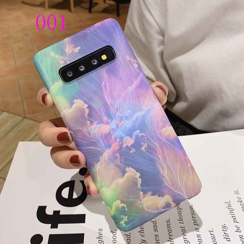 大理石柄 Galaxy S10ケース カラフル Galaxy S10 Plusケース シック