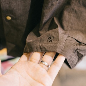 PROJ. MT. / SIDE POCKETS OPEN COLLAR SHIRT