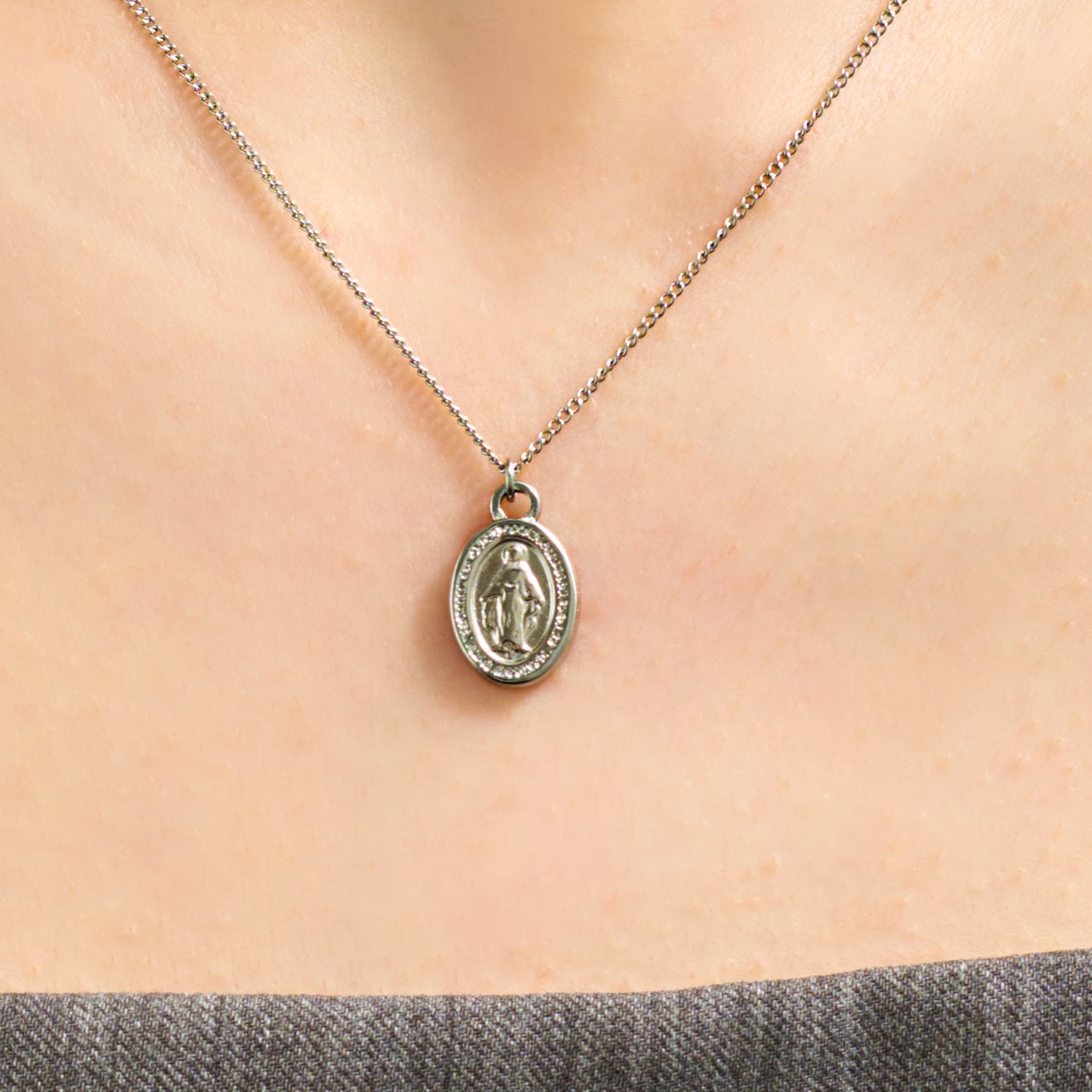 9/18(金)21時新作発売*stainless medal necklace"