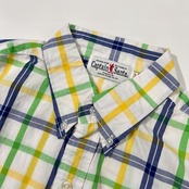 CAPTAIN SANTA キャプテンサンタ チェック柄 BD 半袖シャツ M