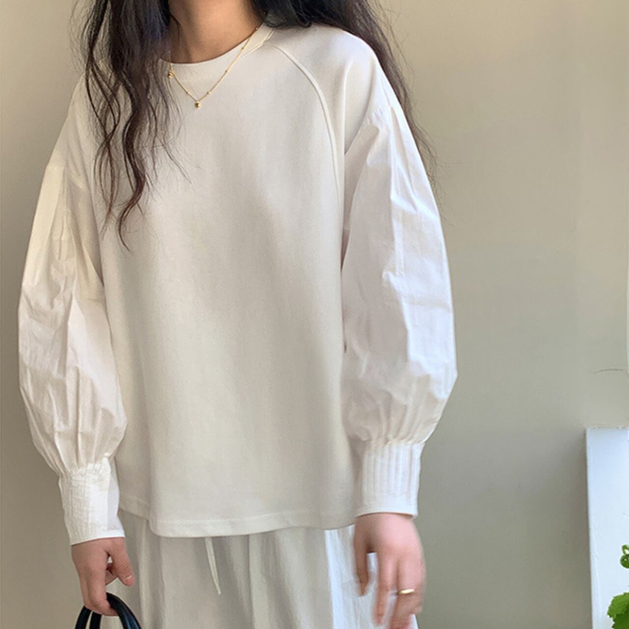 アコーディオンカフスプルオーバー　a0454