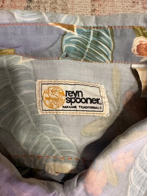 reyn spooner / Hawaiian pattern shirts / rayon shirts / REMAKE