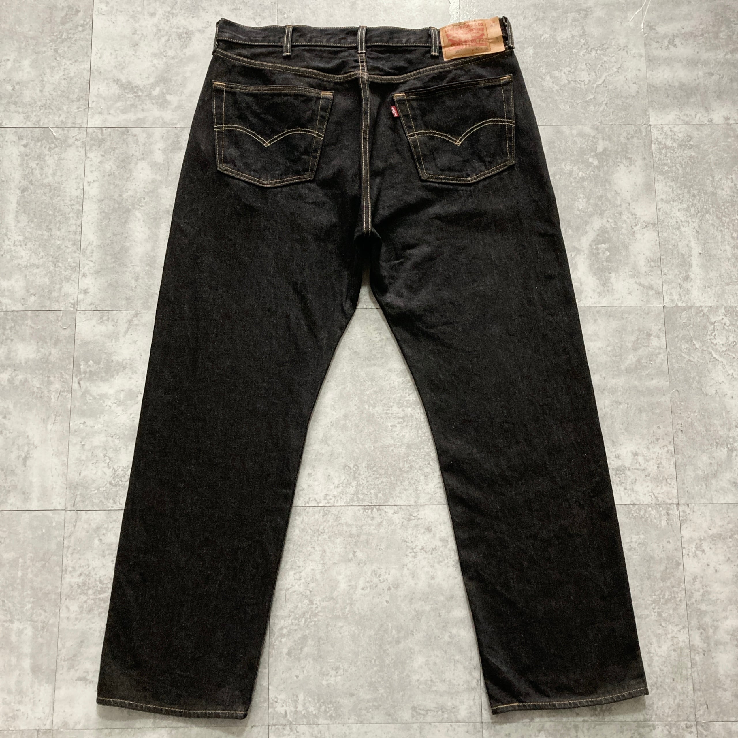 W40 L32】Levis 501 リーバイス ボタンフライ ビッグサイズ 先染め