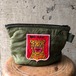 【HB1068】 ミリタリー USA　ライナーリメイク　ペイシェントバッグ　巾着　ポーチ