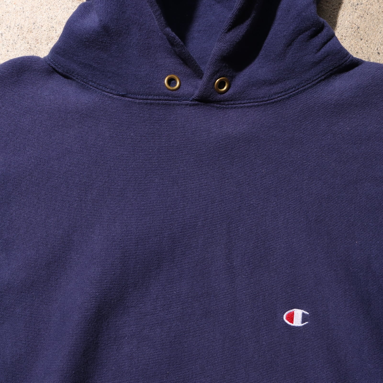 美品 L 茄子紺 90s USA デカハトメ 無地 リバースウィーブ 美品 L 茄子紺 90s USA デカハトメ 無地 リバースウィーブ