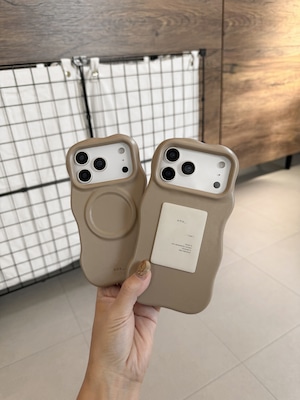 melty leather（tag/beige）