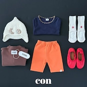 韓国子供服 / 26Autumn / CON / ピンコットTシャツ / キッズ / 秋服 *1~4*