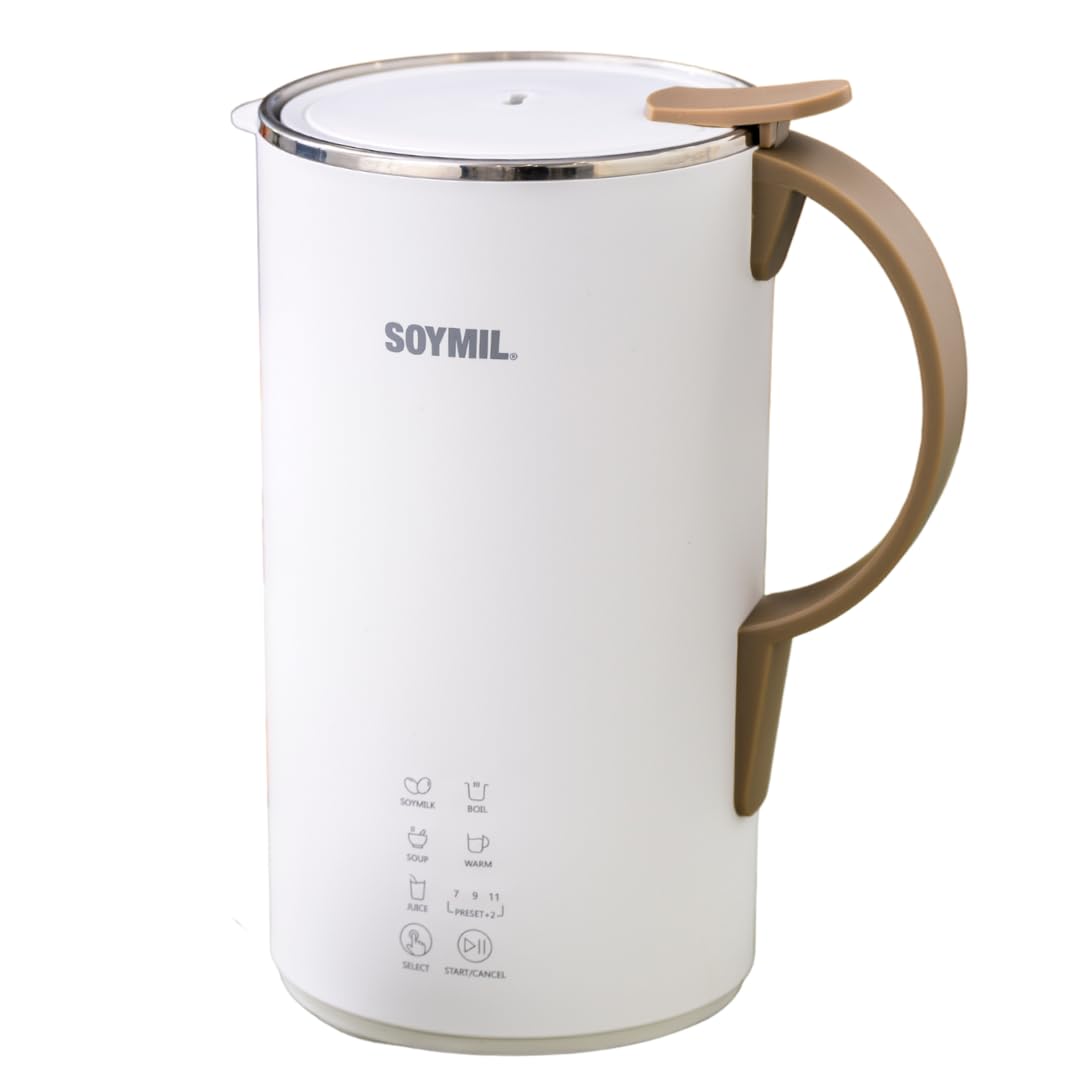 【人気】SOYMIL (ソイミル) ブレンダーPLUS 豆乳 スープ | 大容量600ml 簡単洗浄 レシピブック付き | できたて こだわり 豆乳 ホワイト コンパクト 日本正規品