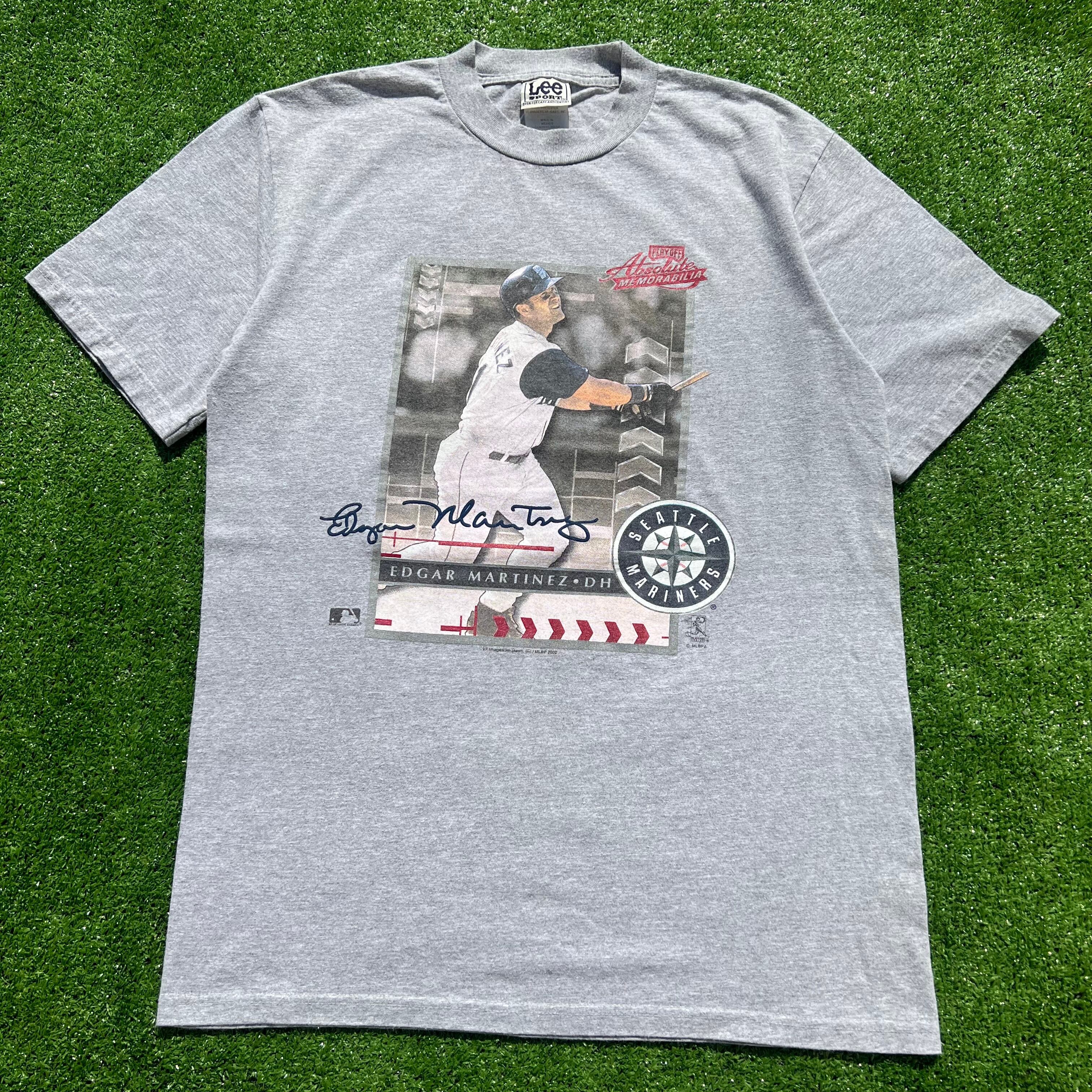 【7月SALE】MLB エドガー・オルモス実使用ジャージ　マリナーズ MLB 2002年 シアトル・マリナーズ エドガー・マルティネス Tシャツ