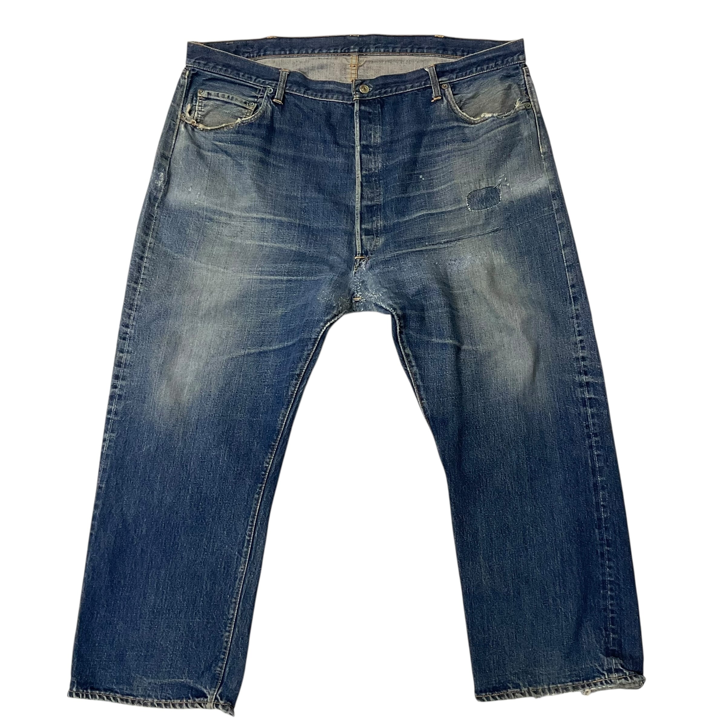 S*n様 60s Vintage FOREMOST デニム ボロの美学 アート美 1711 スペシャル フォアモスト 40's ビンテージ デニム パンツ