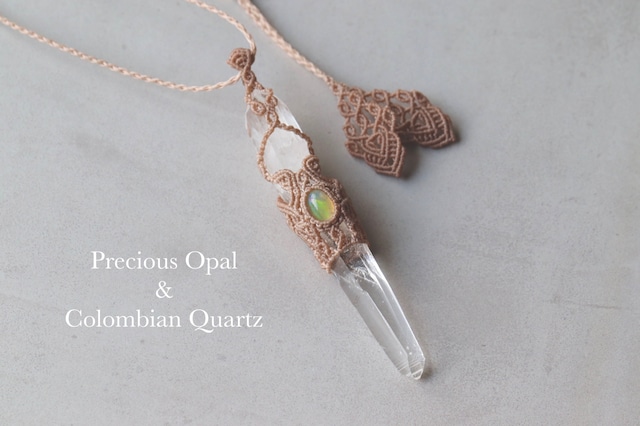 [Colombian Quartz]Pendant 〜magic wand〜