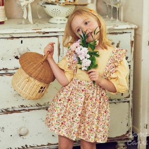«sold out»«pour enfant» アリーシャフラワースカート 2colors