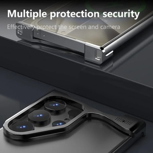 ◆Galaxy S25/S24/S23/Plus/Ultra◆ Irregular Aluminum Bumper Phone Case / イレギュラー アルミニウム バンパー スマホケース