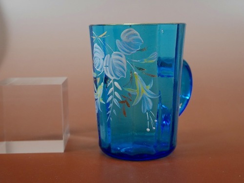 Enamel Mug 　青いガラスのマグカップ