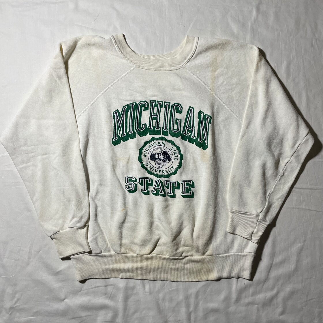 60s- スウェットシャツ MICHIGAN STATE ヴィンテージ USA製 | Pay ID