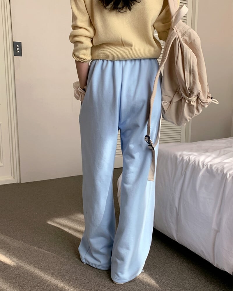 【SELECT】刺繍スウェットパンツ