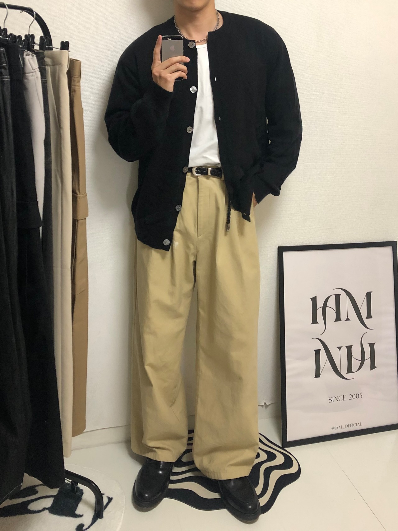 Double Twist Tuck Premium Cotton Pants（3color） - 7