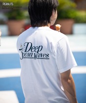 【#Re:room】#Re:room PEANUTS DEEP OCEAN WAVES  T-shirts［REC693］