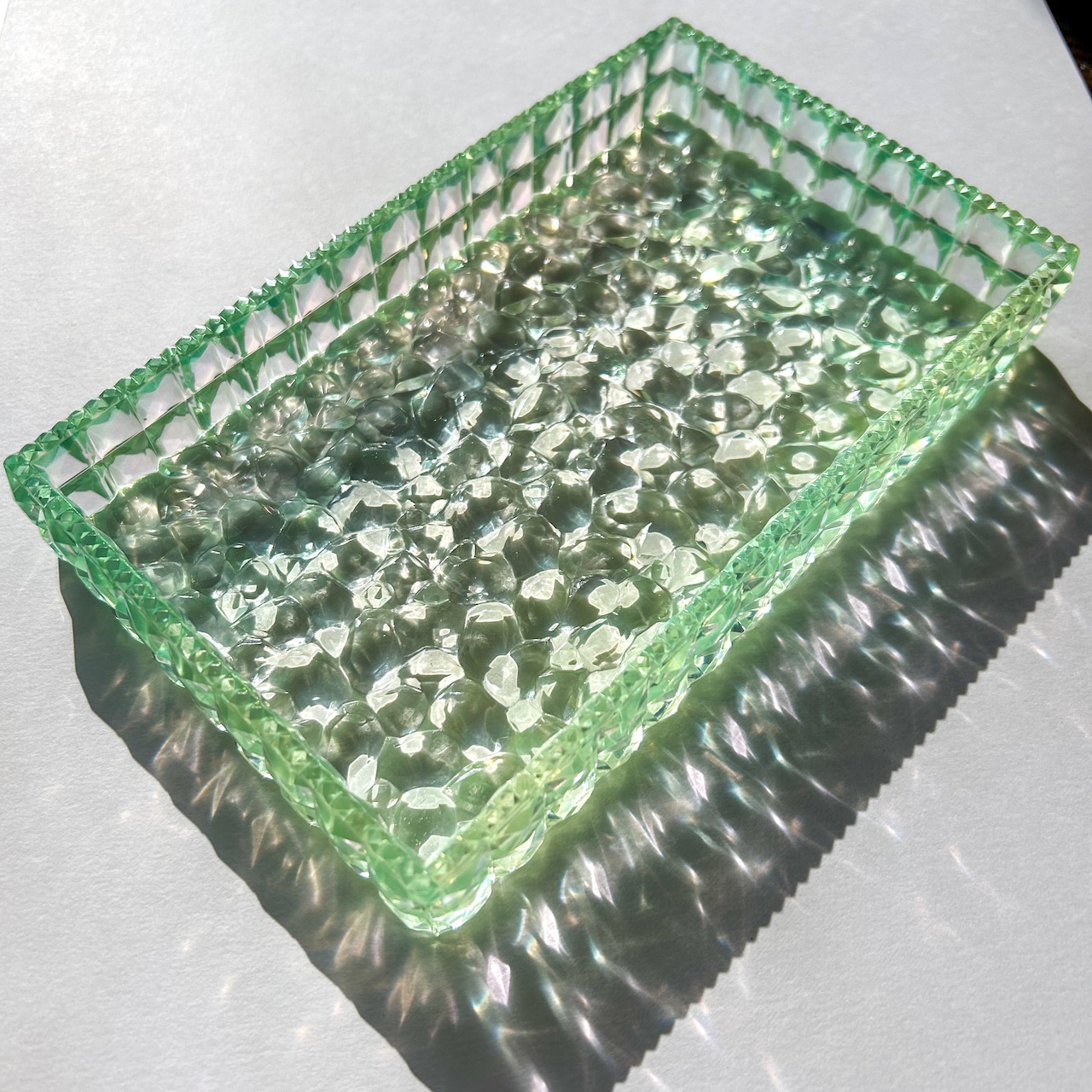 *キャッシュトレー*イエロー×イエローグリーン*オーロラコート*の画像01