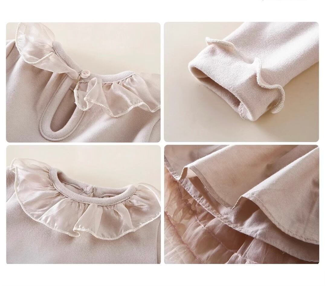 フリフリフリルドレス