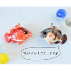 選べる金具7種類！『メバル（赤メバル・アカメバル）』和紙小物／和紙アクセサリー