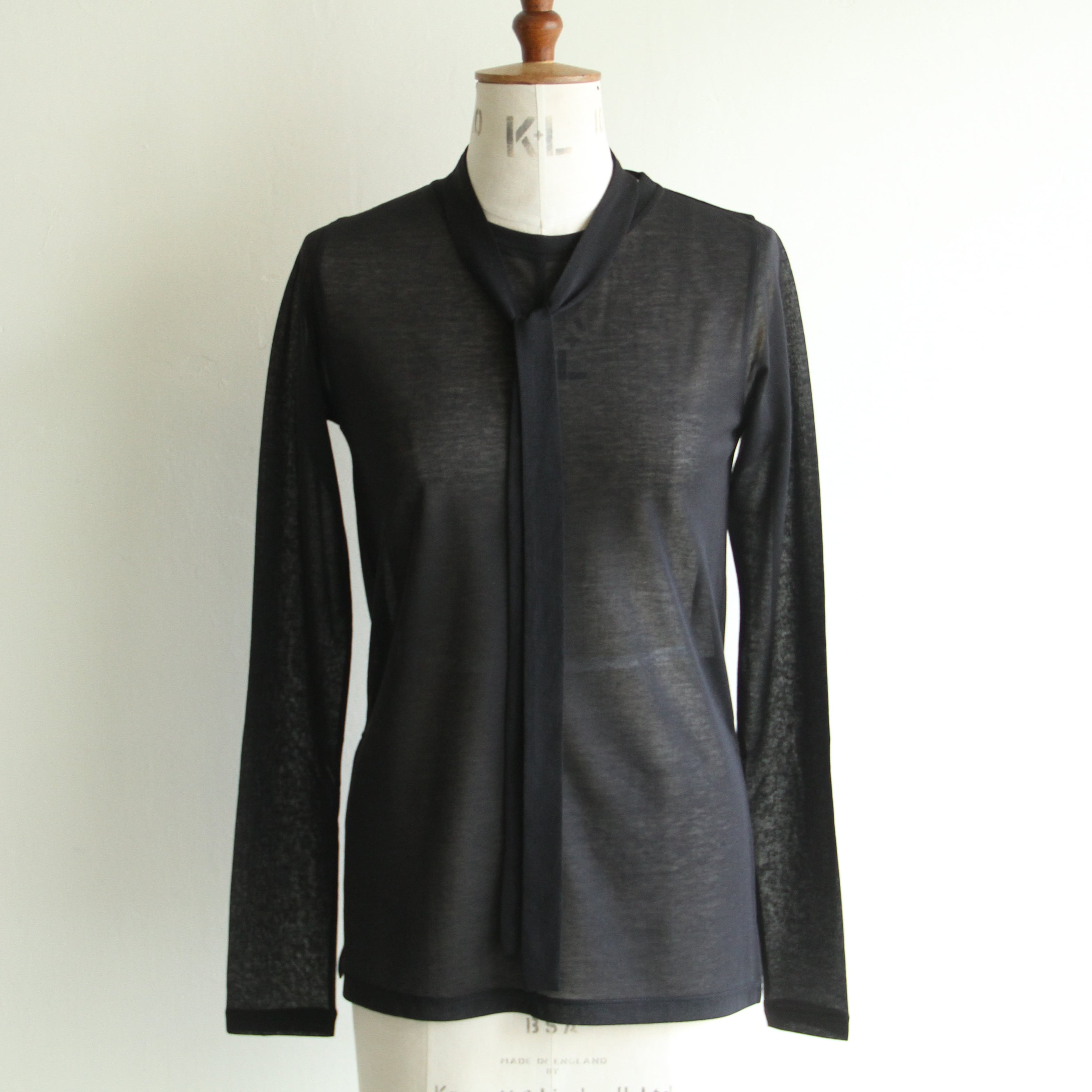 PHEENY【 womens 】Cotton nylon sheer long sleeve with tie | Terminal