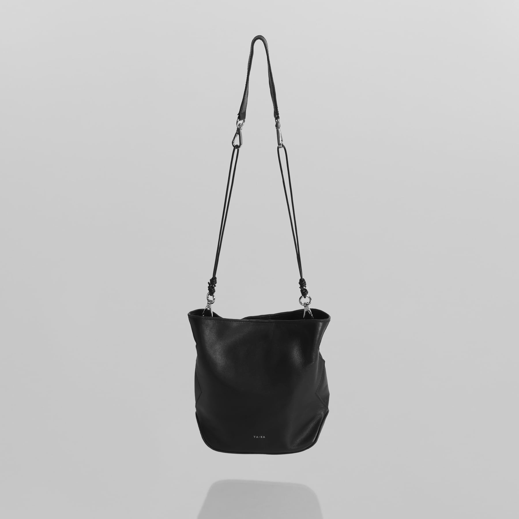 real leather warped bottom 3way bag [wam8] / Y2412ARB64 | YArKA