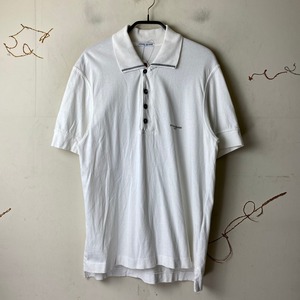 STONE ISLAND white polo shirt