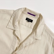 Paul Smith COLLECTION ポールスミス 半袖 オープンカラー シャツ M /アイボリー系 メンズ