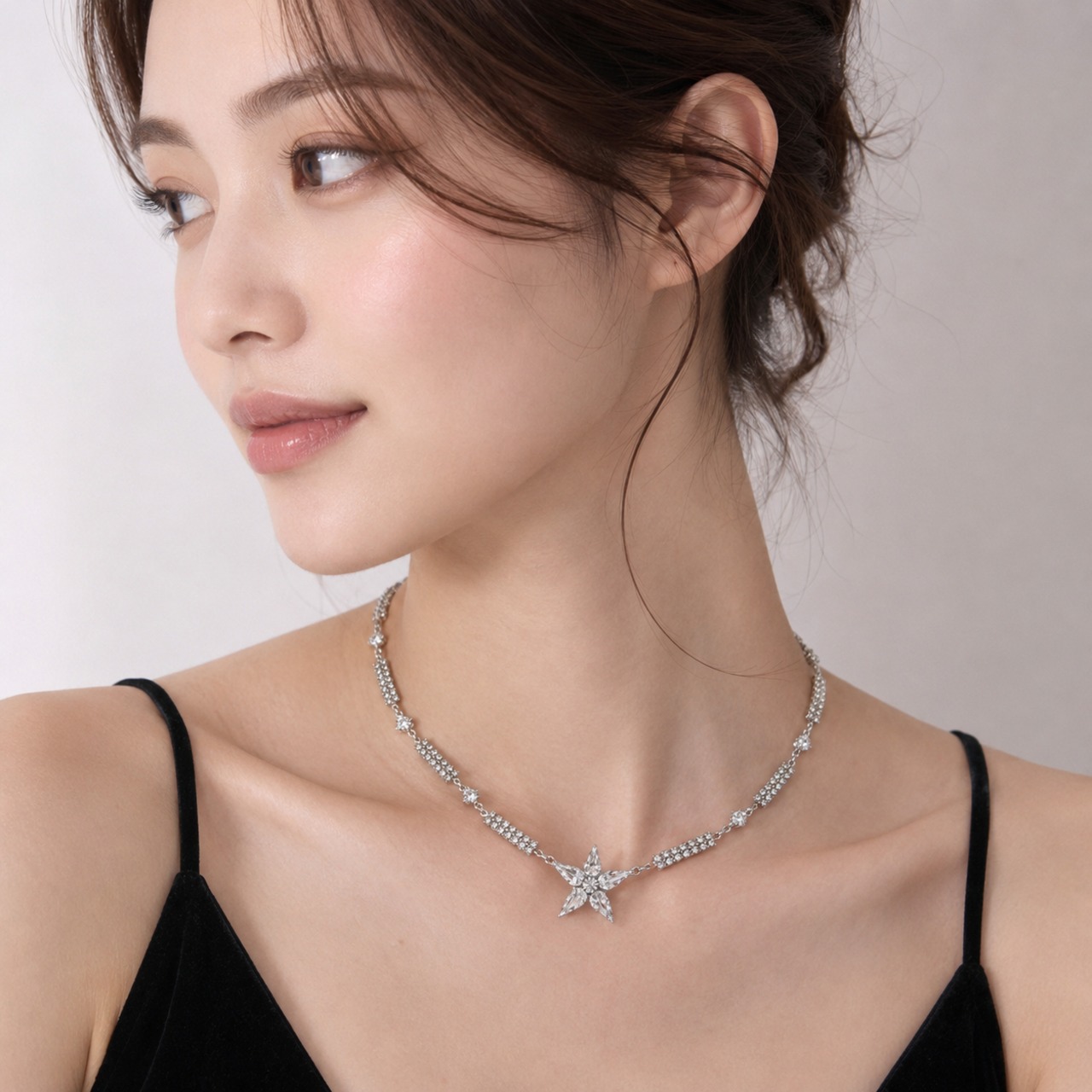 星モチーフシンプルネックレス 画像5