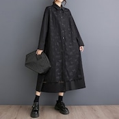 エンブロイダリー シャツワンピース 00174