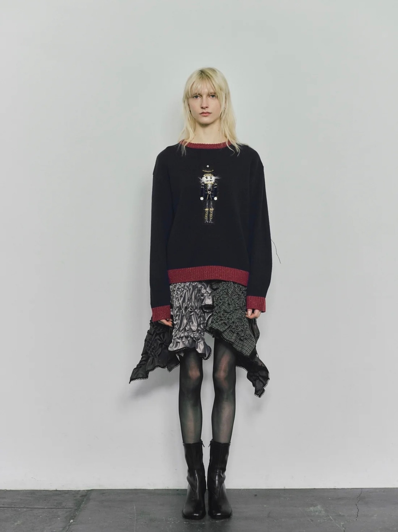 【26AW | WOMEN】Create Clair クリエイトクレイル / スカート / Patch smocking skirt　15C21-317 - 3