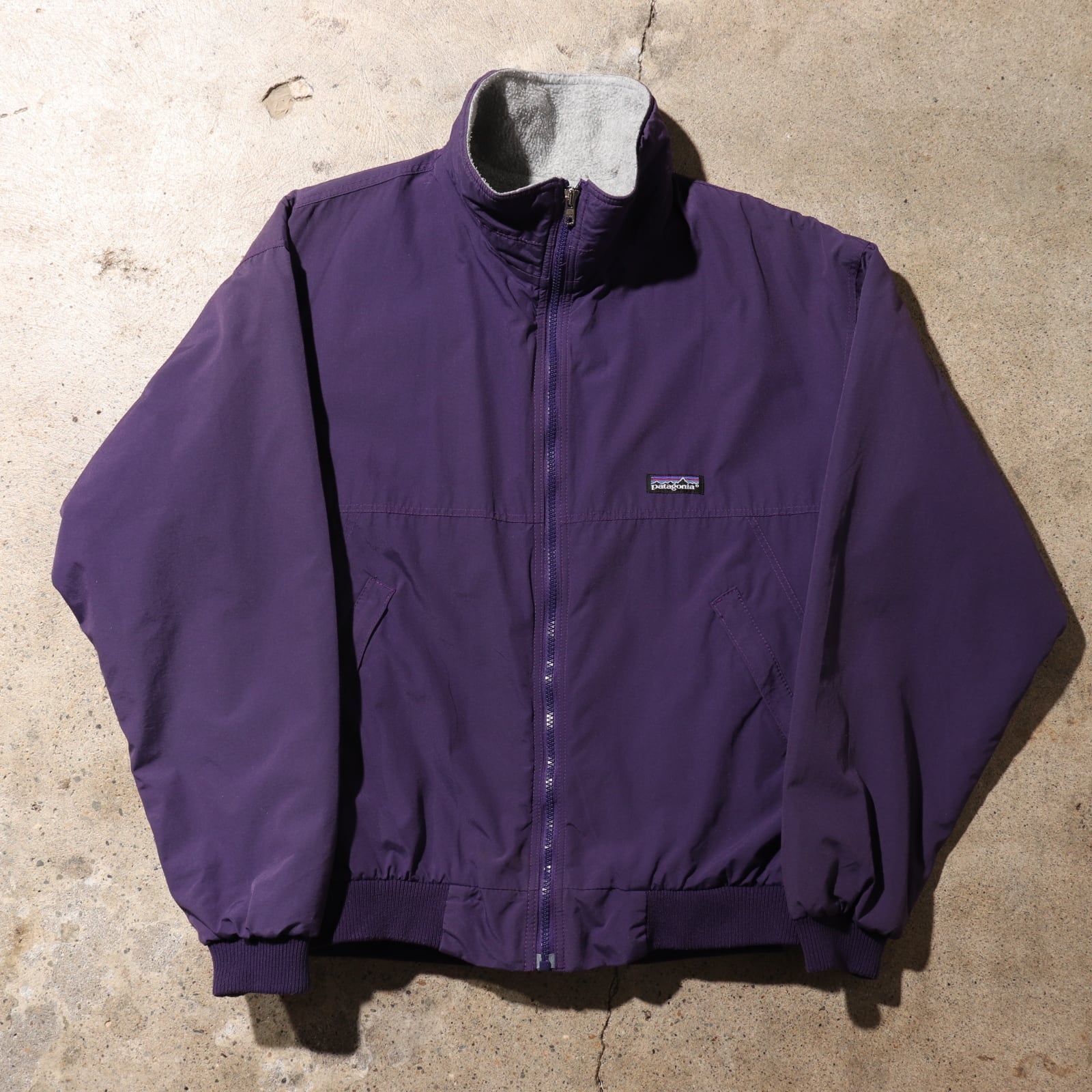 美品 L 90s USA 紫 Patagonia Synchilla シェルドシンチラ パタゴニア 