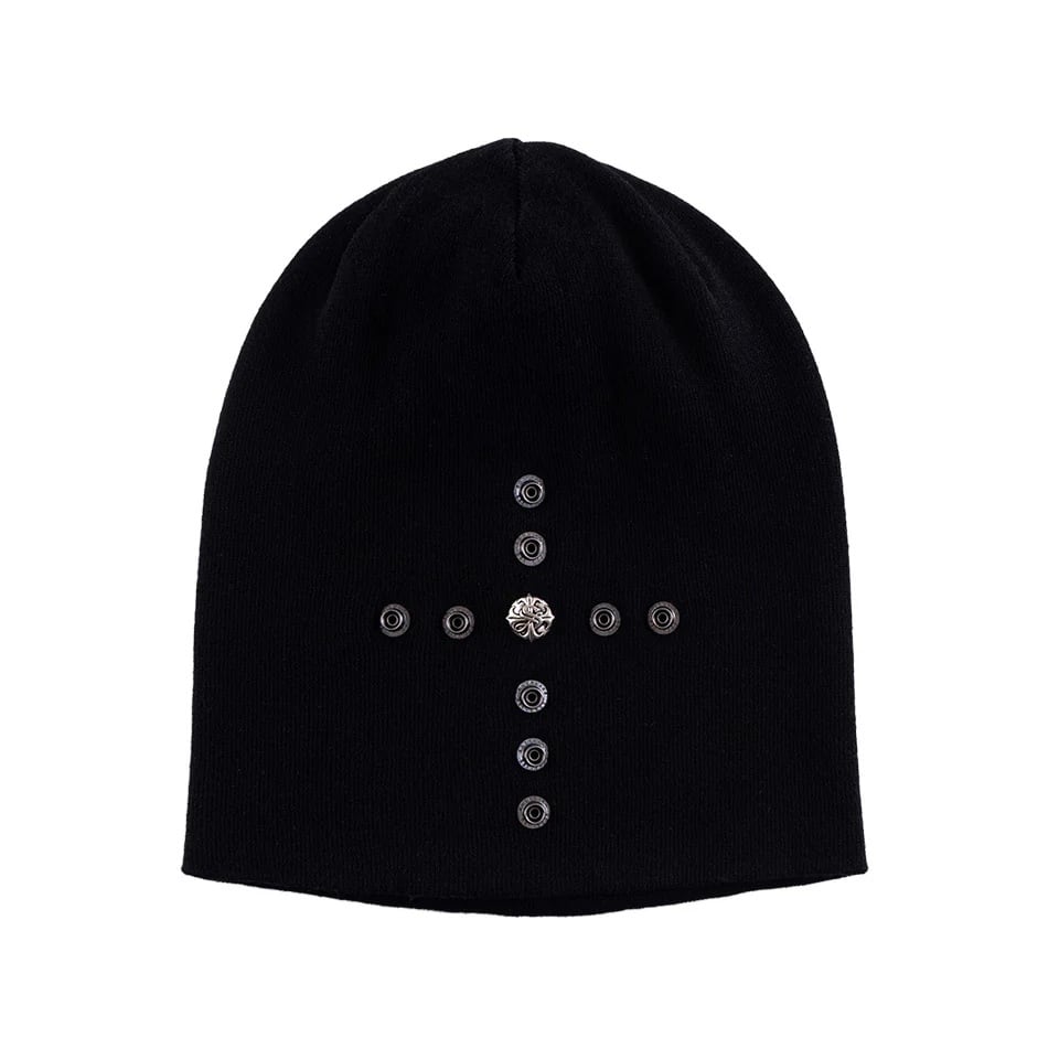 【supplier】Cross Studs Long Beanie【サプライヤー】