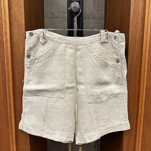 40S FRENCH VINTAGE BOURGERON CUT OFF SHORTS ⑧
