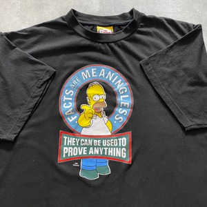 THE SIMPSONS  　EURO cotton　T-shirt{シンプソンズ　ユーロ　コットンT-シャツ　古着　メンズ　USED}ユニセックス