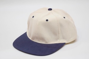 DEADSTOCK 00s NISSUN Cotton cap -NAVY 01725