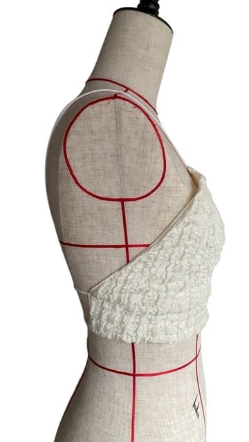 FUMIE=TANAKA フミエタナカ patch bustier F26S36（WHT） | ANERCA & L.I.V