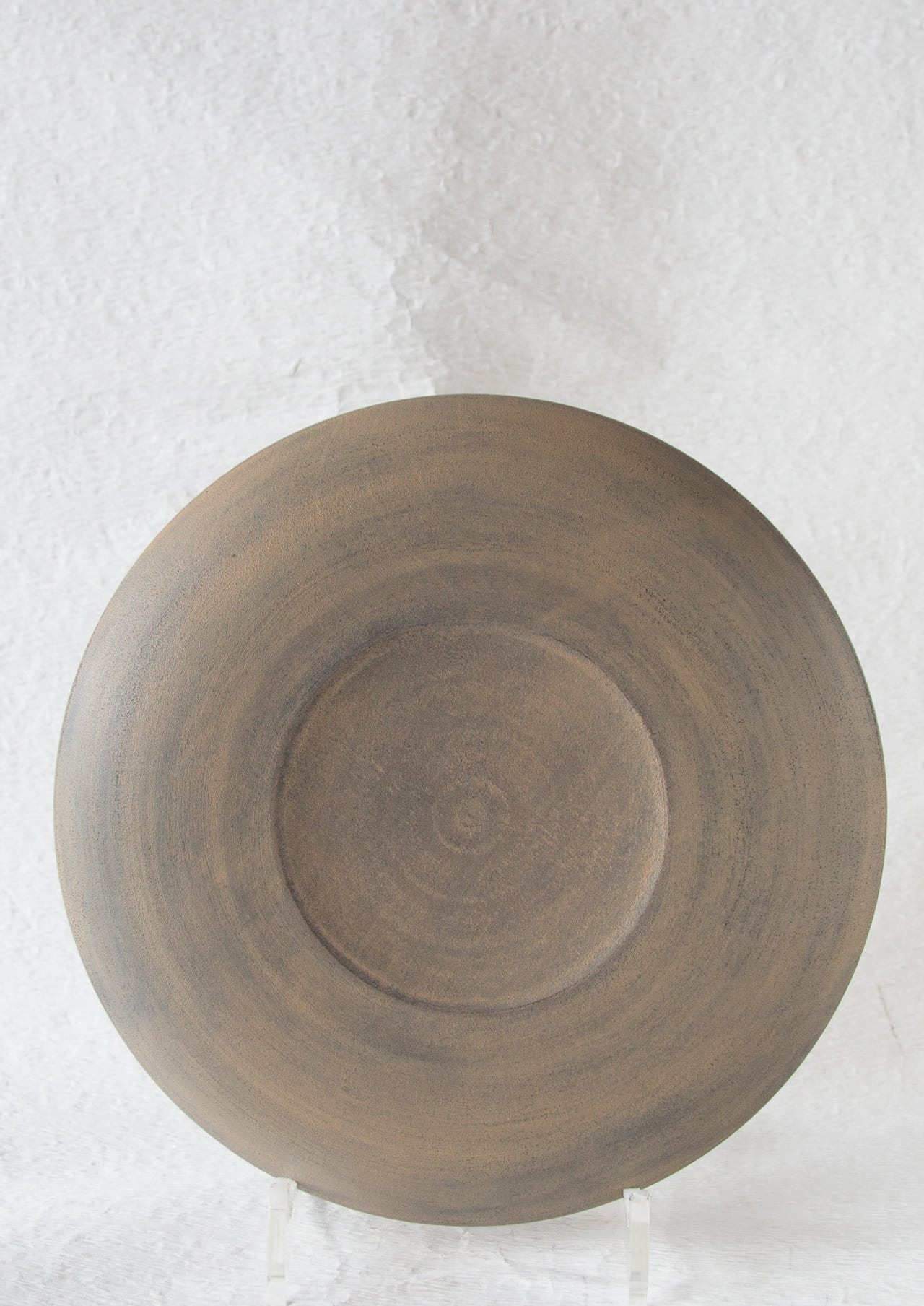 白漆丸皿 8寸（24㎝） 富井貴志作 2510_33 | web-shop MITATE