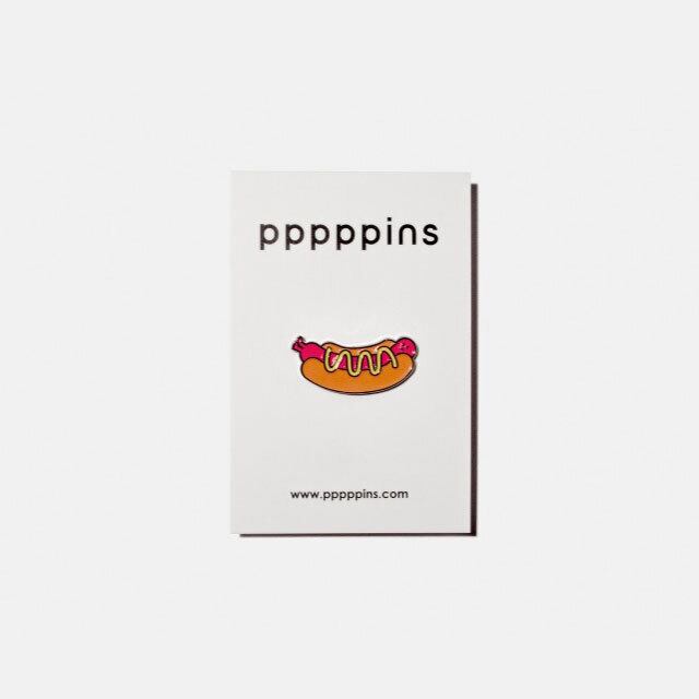 ピンバッチ－pppppins ホットドッグ