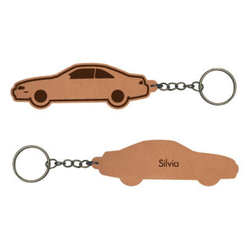 シルビア【S14系】レザーキーホルダー