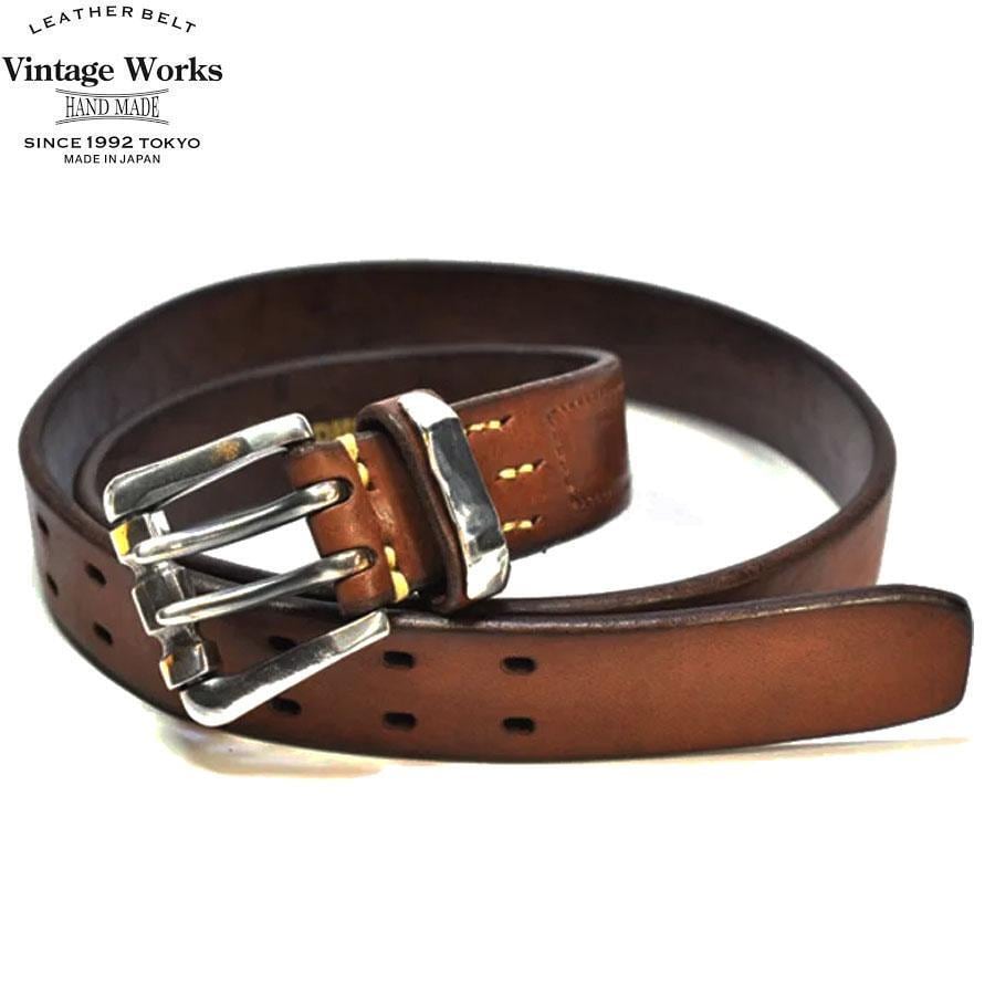 VINTAGE WORKS BELT DH5669 BRONZE DARK BROWN ビンテージワークス