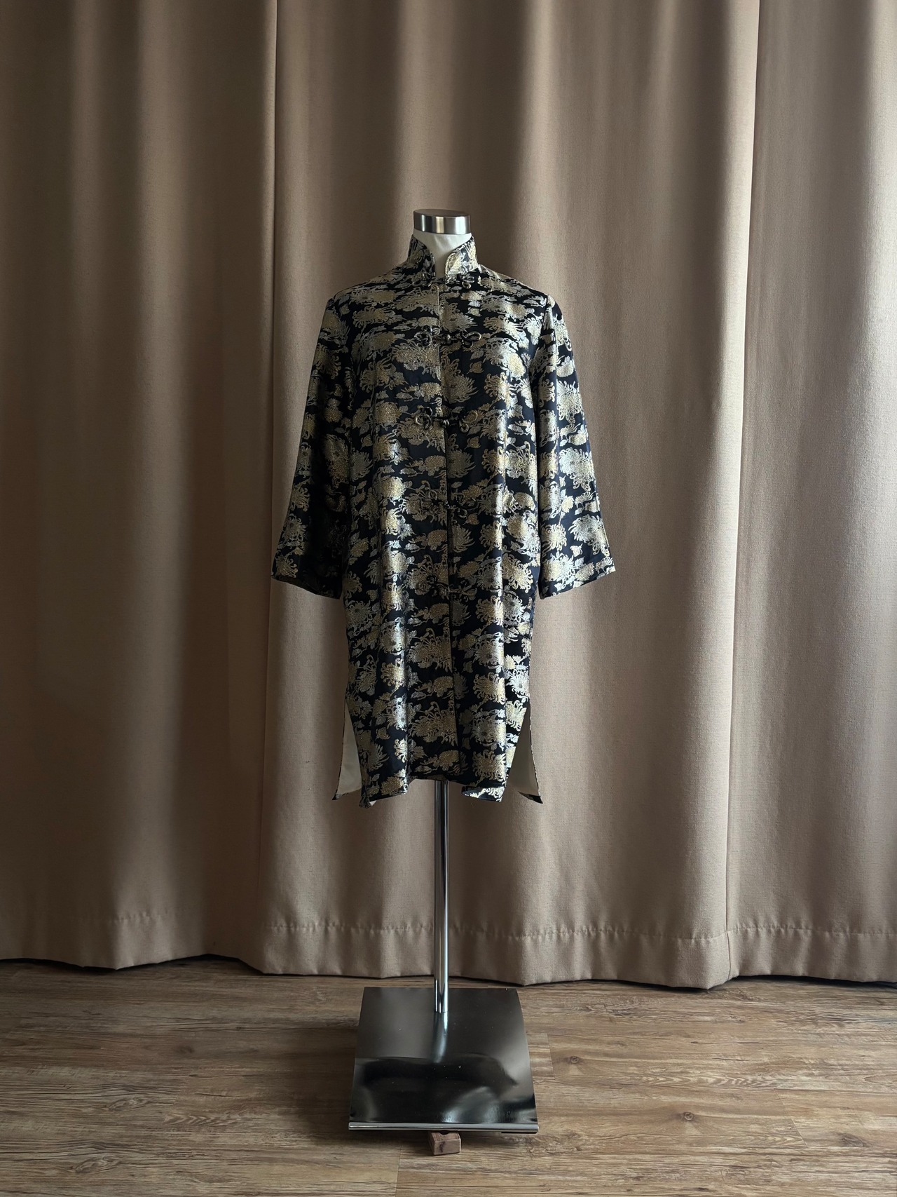 floral embroidery china tunic-5121-12