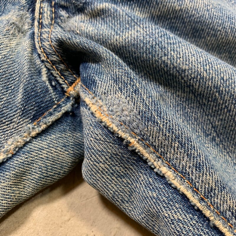 70's Levi's リーバイス 505-0217 66前期 デニム 刻印5 縦落ち バック